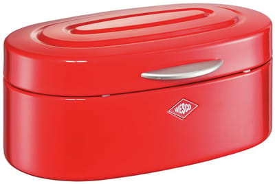 WESCO Single Elly Broodtrommel | 8,5 Liter | Metaal - Rood | Broodbewaardoos