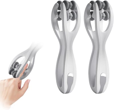 2 Stuks Finger Roller Massager voor Handen en Vingers, Acupressuur en Diepe Weefselmassage voor Ontspanning en Pijnverlichting