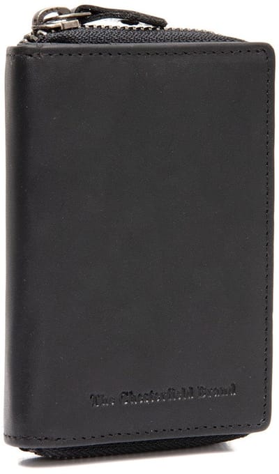 The Chesterfield Brand Leren Portemonnee Osum Wallet Black Zwart