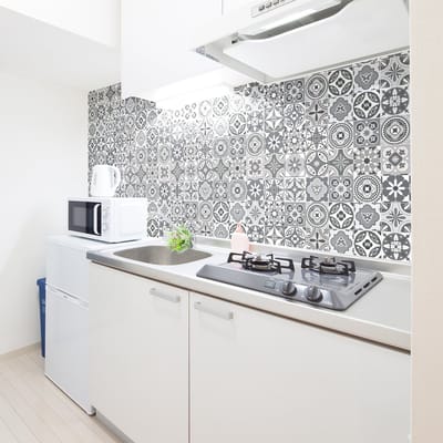 Zelfklevende tegelmuurstickers voor keuken en badkamer - 30 Azulejos Ariel tegelstickers - 30 stickers 15x15cm