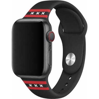 123watches print bandje - siliconen - Amsterdam XXX - 38 · 40 · 41 & 42 mm · S/M - Geschikt voor Apple Watch series 1/2/3/4/5/6/7/8/9/10/11/12/SE/SE2/SE3