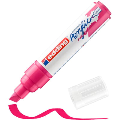 edding 5000 Acrylic "Acrylmarker - Wide" - Telemagenta