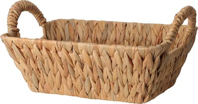 H&S Collection Broodmand - gevlochten riet - naturel - 30 x 20 x 11 cm