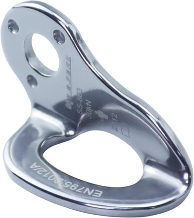 Klimhaken Set - Klimanker RVS - Rotsklimmen Abseilen - Breukbelasting 25kN - 10 Stuks - Zilver