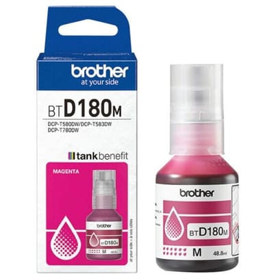 Originele Brother inktfles BTD180M, enkele verpakking, magenta, ca. 5000 pagina's