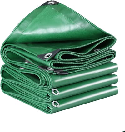 Waterdicht Zeil - Beschermend Doek - Buiten Beschermen - Extra Waterdicht 440 g/m² - 4 x 6 Meter - Groen