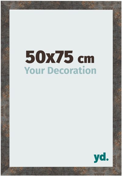 Your Decoration - Fotolijst 50x75 cm - MDF - Geoxideerd Metaal - Bologna
