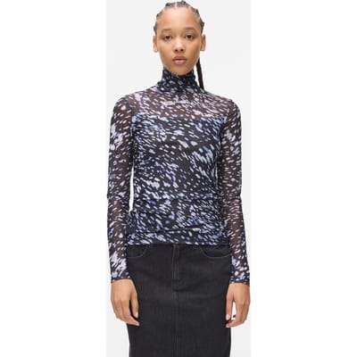 Karl Lagerfeld Mesh Lights Top Digital Light Taglia: XS | Maglie a manica lunga Outlet | Donna