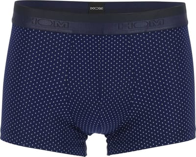 HOM - Max Boxer Briefs (1-pack) - Heren Boxer microfiber - Navy dessin - Maat S