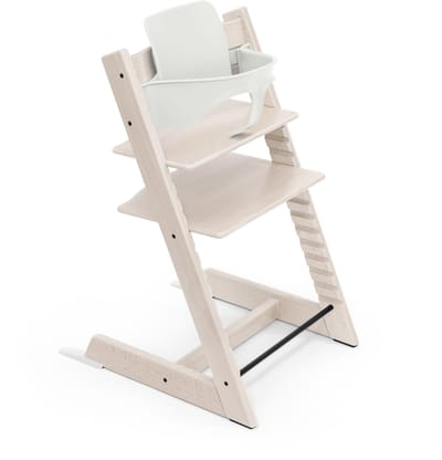 Stokke Bundel Tripp Trapp-kinderstoel White Wash | Babyset White