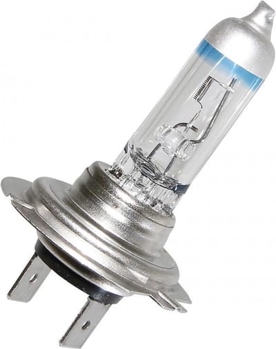Ampoule halogène Flosser H7 12V 55W PX26d ultra white +30% 4200°K pour moto voiture