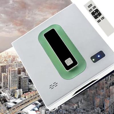 Robot Raamreiniger - Glasbewassing Robot - Ramen Schoonmaken - Automatische Sproeifunctie - 72 W - Wit
