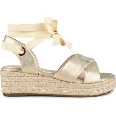 POSH by Poelman SAAR - maat 39 - Dames Sandalen/Espadrilles - Goud