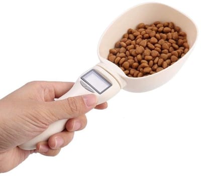 Allecto - Elektronische Pet Food Maatlepel - Draagbare Weeglepel