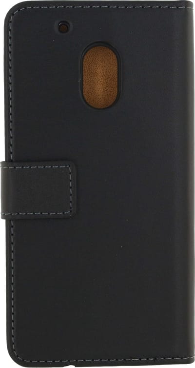 Mobilize Telefoonhoesje geschikt voor Motorola Moto G4 Play Hoesje | Mobilize Classic Wallet Bookcase Portemonnee | Pasjeshouder voor 2 Pasjes | Telefoonhoesje voor Pinpas / OV Kaart / Rijbewijs - Zwart