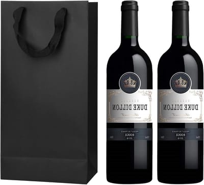 Allecto Plus - Verdikte Geschenkzakjes voor Wijn en Champagne - Verpakking van 10 stuks - Jubileum en Verjaardagcadeau - Festival Benodigdheden
