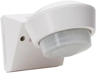 Infrarood Bewegingsmelder Opbouw Buiten Binnen IP55 Wit 240 Graden 16 Meter Bereik