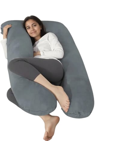 Dutchers® Zijslaapkussen - 140x70x24cm - Lichaamskussen - Body pillow - Wasbare tijk - Zwangerschapskussen - Afneembare hoes - Zijslaap kussen voor volwassenen - Hypoallergene tijk - Onmisbaar tijdens zwangerschap - Voedingskussen