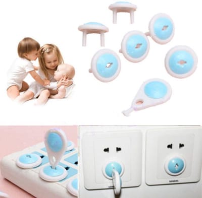 Stopcontact Beschermers - Beveiliging voor baby's en kinderen - Stopcontact kinderbeveiliging - 6 stuks