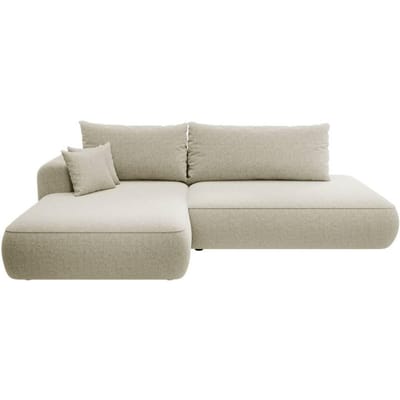 Hoekbank met slaapfunctie Fermizzi links chenille | Selsey Design