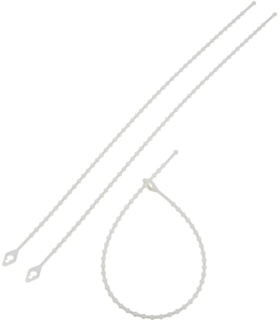 TRU COMPONENTS 1592902 TC-TV230203 Knopenband 230 mm 3.80 mm Natuur 100 stuk(s)