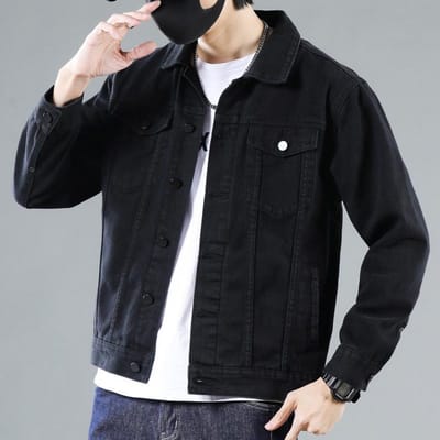 Lente en Herfst Nieuwe Denim Kleding Mannen Los Casual Koreaanse Versie van De Trend Stoere Knappe Mannen Trendy Jas Jas L