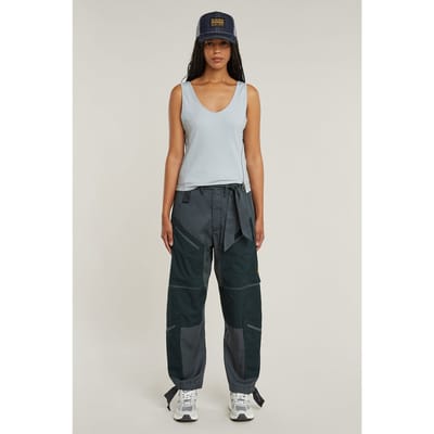 G-Star Asymmetrical Zip Slim Tank Top Plein Air Taglia: XS | Canottiere Outlet | Donna