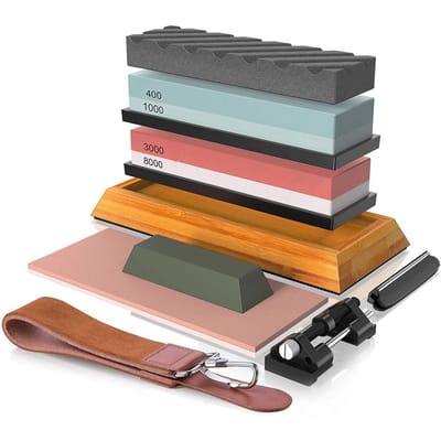 400 #/1000 #3000 #/8000 # Premium Slijpsteen Cut Slijpsteen Set Slijper Antislip Basis cutter veelkleurig