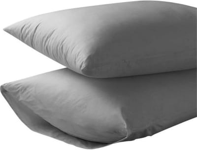 Homéé Kussenslopen 100% Katoen 60x70/17cm set van 4 stuks antraciet