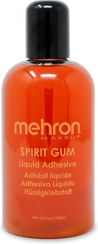Mehron Spirit Gum voor het plakken van valse snorren, baarden, neuzen en kale koppen - 130 ml