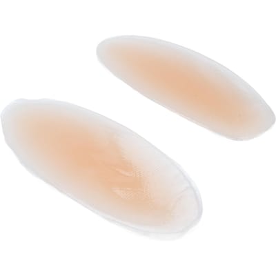 2 Stuks Siliconen Zelfklevende Kuitpads Anti Schuren Wrijving Preventie Ademende Zelfklevende Been Kuitpads beige