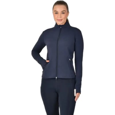 Dames veelzijdige aansluitende full zip rijjas Dublin