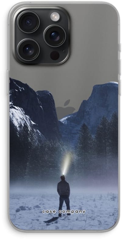 Case Company® - Hoesje geschikt voor iPhone 15 Pro Max hoesje - Wanderlust - Soft Cover Telefoonhoesje - Bescherming aan alle Kanten en Schermrand