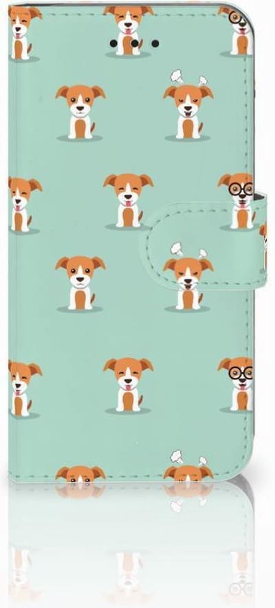 Book Case voor Apple iPhone X | Xs Telefoonhoesje met Pasjes Pups