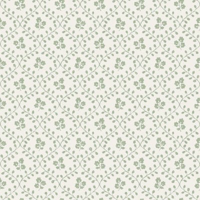 Boråstapeter Vliesbehang 5823 - Nordic Folks - Botanisch Groen - 53cm x 10.05m