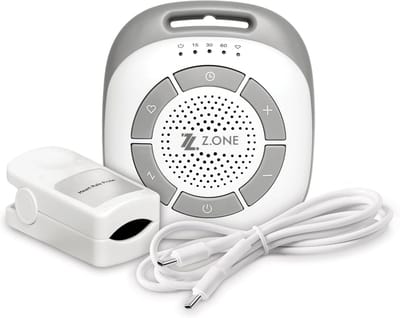 Geluidsmachine Baby - Slaapgeluiden Machine - Rustige Slaap - 20 Kalmerende Geluiden - 108 gram - Wit
