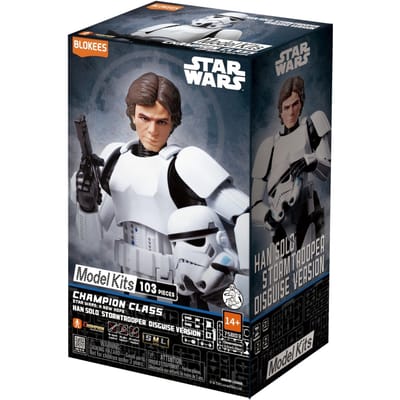 Blokees Star Wars Han Solo Stormtrooper Disguise Version modelbouw | Bouwpakket voor volwassenen en kinderen | Starwars action figure model kit