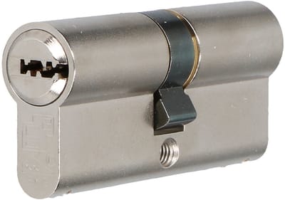 S2 set veiligheidscilinders F6 35/35 SKG 2, dubbele profielcilinders (set van 2 stuks, gelijksluitend)