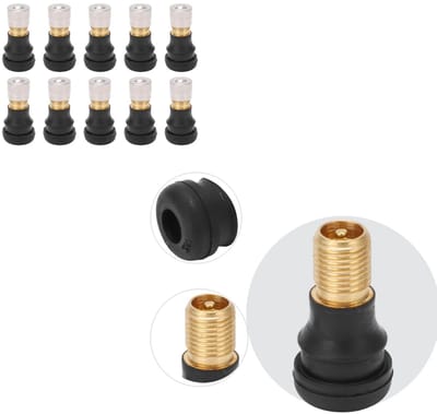 Allecto - Tubeless Ventielen - Vervangingsset voor Elektrische Scooter - 10 Stuks - 2 cm Ventielen - Scooter Onderdelen - M365 Pro - Elektrische Sc..