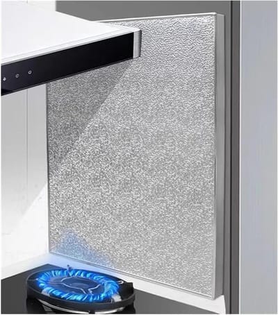Isolatieplaat Koelkast - Hittebeschermer Keuken - Koken en Bakken - Waterdicht en Oliebestendig - 60x120 cm - Aluminium