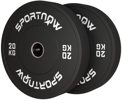2x20 kg Halterschijven Set - 40 kg - Olympisch Niveau - Ø45 mm - Geluidsarm - Gewichten - 20 kg - Halterset - Haltergewichten - Gewicht Schijven - Halterschijf - Thuisfitness & Krachttraining