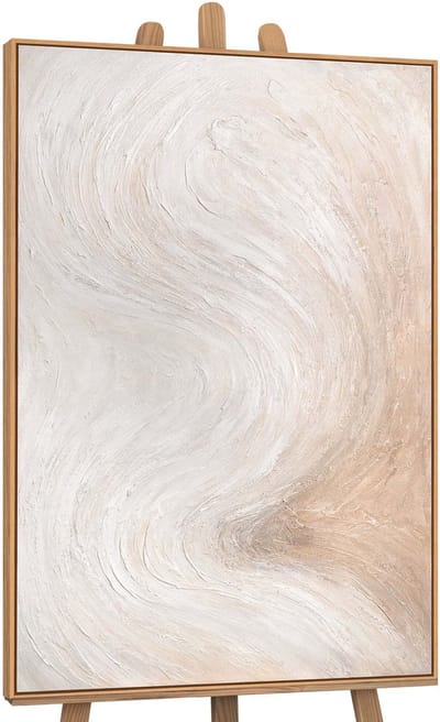 Canvas schilderij handgeschilderd flow of light abstract – YS-Art Gallery – Luxe wanddecoratie voor woonkamer – Modern schilderij voor slaapkamer en hal