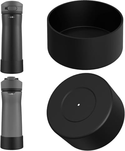 Waterfles Boot Compatibel met Contigo Jackson Chill 2.0 en Cortland - Silicone Antislip Onderkant Bescherming, Fles Bumper (2 Stuks) - Ideaal voor Outdoor en Sportactiviteiten