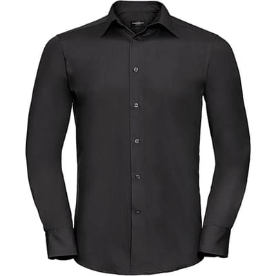 Chemise met lange mouwen op maat in popeline Russell Athletic