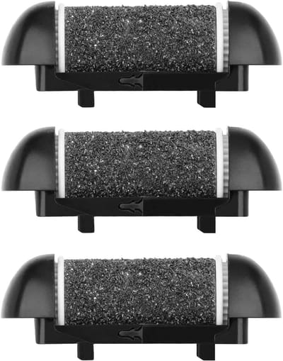 Pedicure Rollers - Voetvijl Opzetstukken - Huidverwijdering Voeten - Drie Verschillende Grofheden - 30g 5x4x2cm