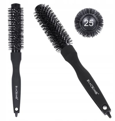 Poniks Professionele Dunne Borstel Voor Haarstyling - 25mm XL LANG - Perfect Voor Krullen