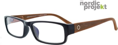 Nordic projekt NPAE Köping leesbril +1.50 -  Blauw en houtprint