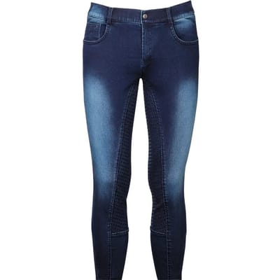 Harry's Horse Rijbroek heren Liciano Denim Full Grip 176 Navy Blue