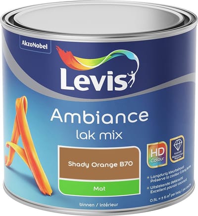 Levis - Ambiance Lak Mat Mix - Shady Orange B70 - Mengverf - 0,5 L