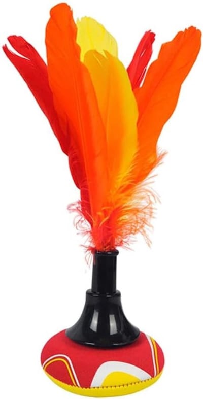 Badminton Shuttlecock voor Buiten, Neopreen Handshuttlecock voor Strand en Vermaak, Indiaca Featherball voor Actieve Spellen